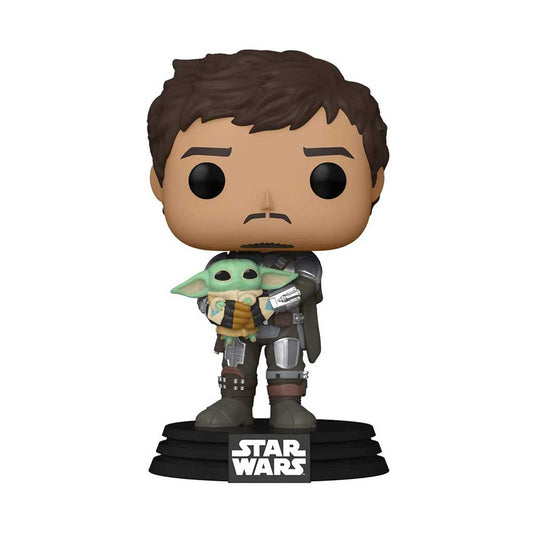 Star Wars The Mandalorian Mando Holding Child Pop! Vinyl Figure #461