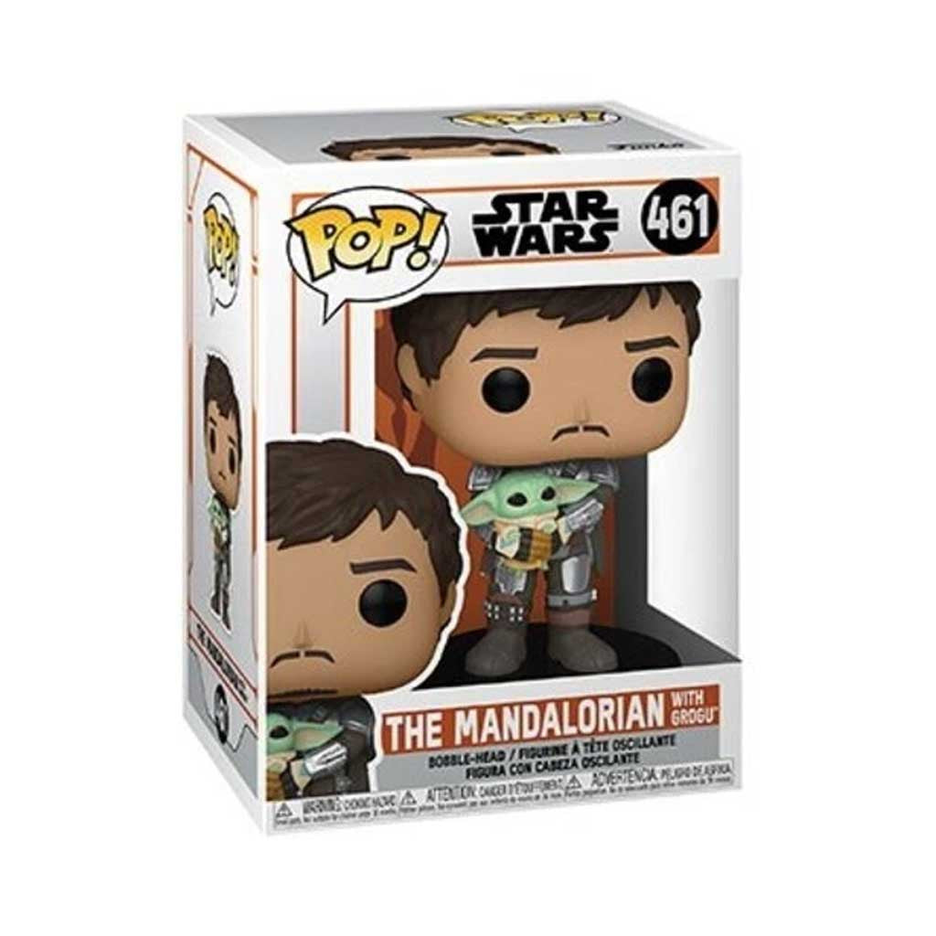 Star Wars The Mandalorian Mando Holding Child Pop! Vinyl Figure #461