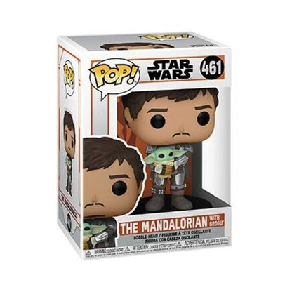 Star Wars The Mandalorian Mando Holding Child Pop! Vinyl Figure #461