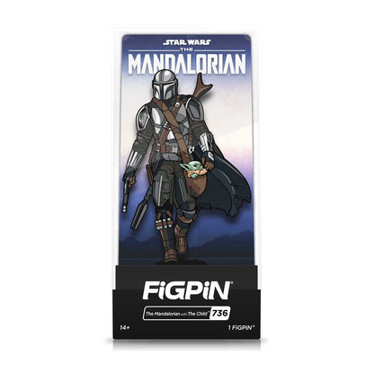Star Wars The Mandalorian Season 2 The Mandalorian with The Child FiGPiN Enamel Pin #736