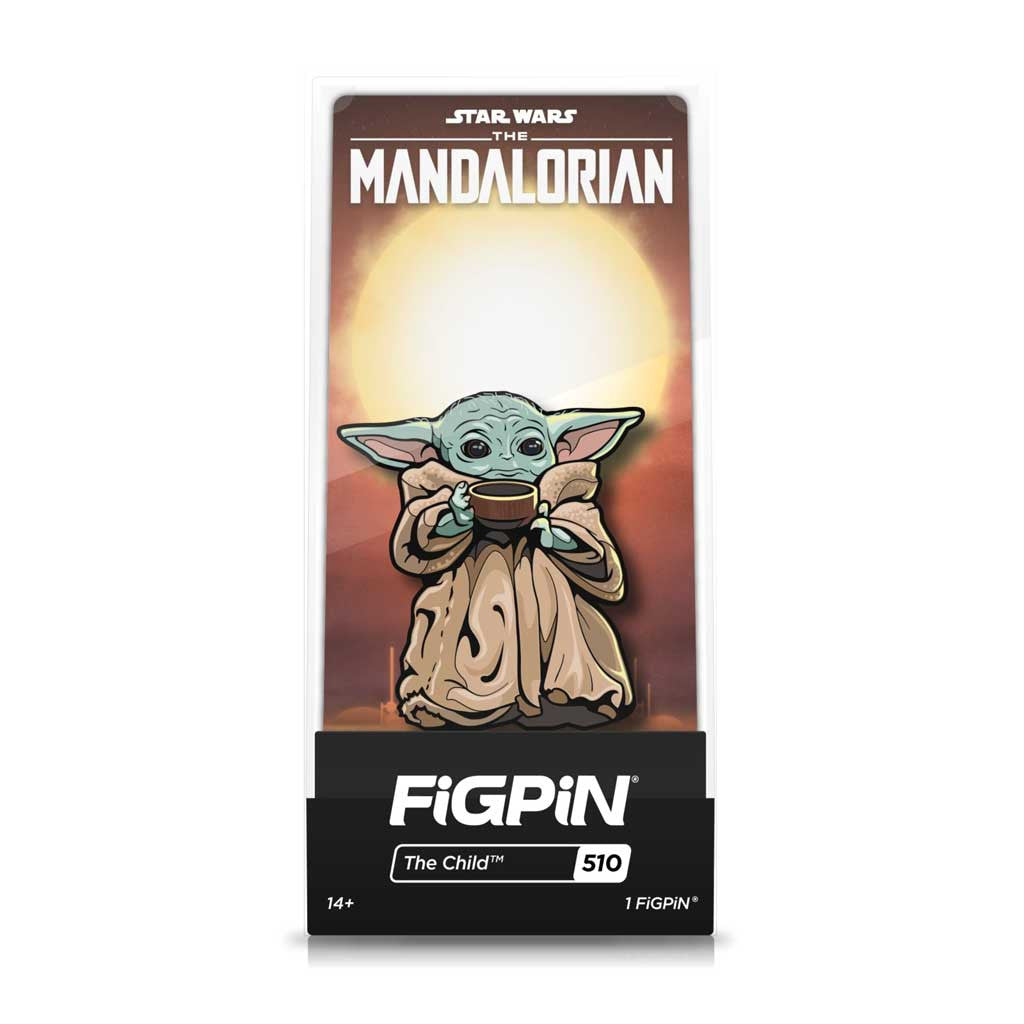 Star Wars The Mandalorian The Child With Soup FiGPiN Enamel Pin #510