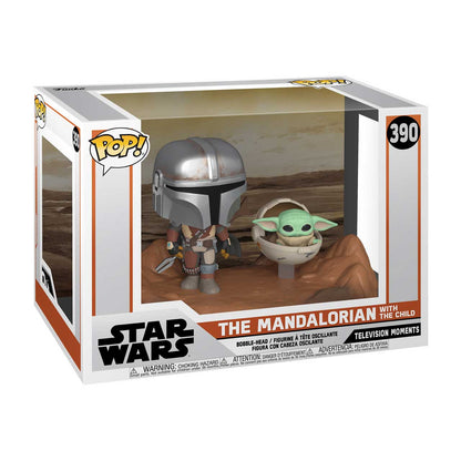 Star Wars The Mandalorian and Child Pop! Vinyl Figure Television Moments #390