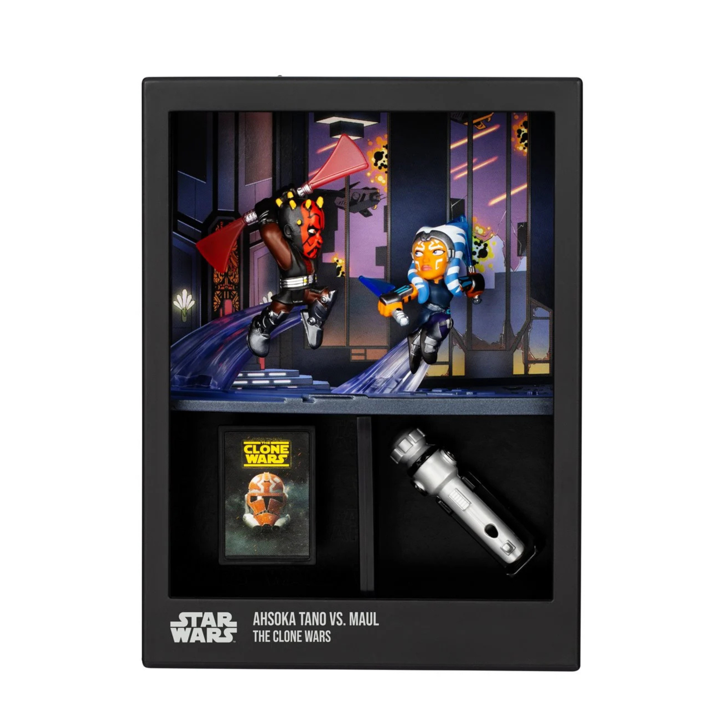 Star Wars Ahsoka Tano Vs Maul Fandrop Figure Diorama