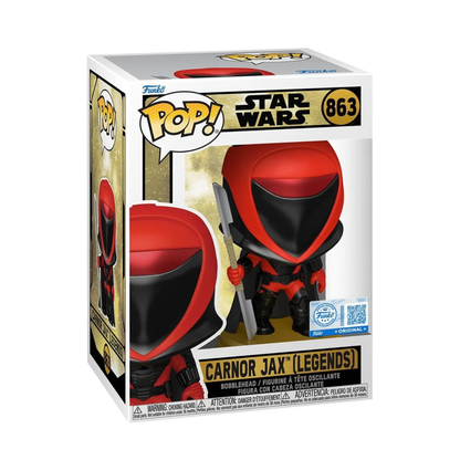 Star Wars Carnor Jax Legends Funko Pop! Exclusive Vinyl Figure #863