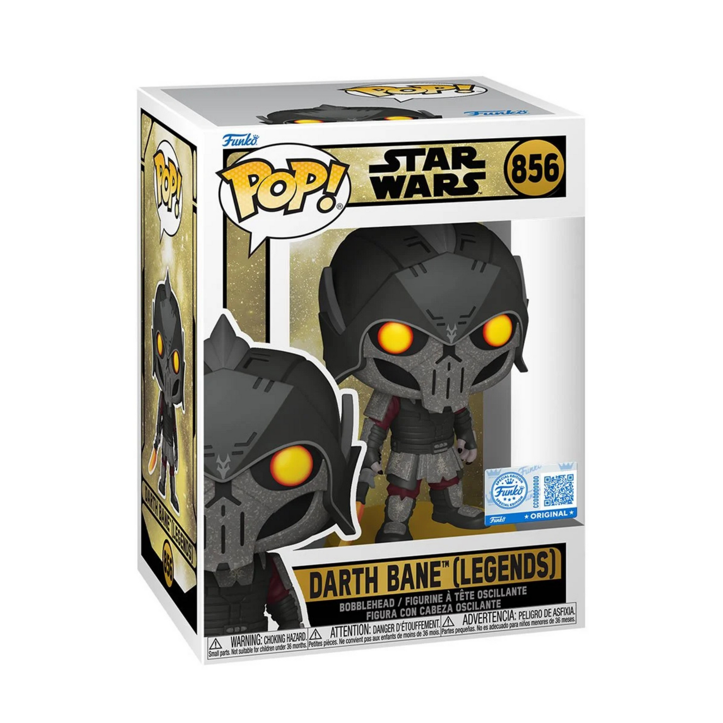Star Wars Legends Darth Bane Funko Pop! Exclusive Vinyl Figure #856