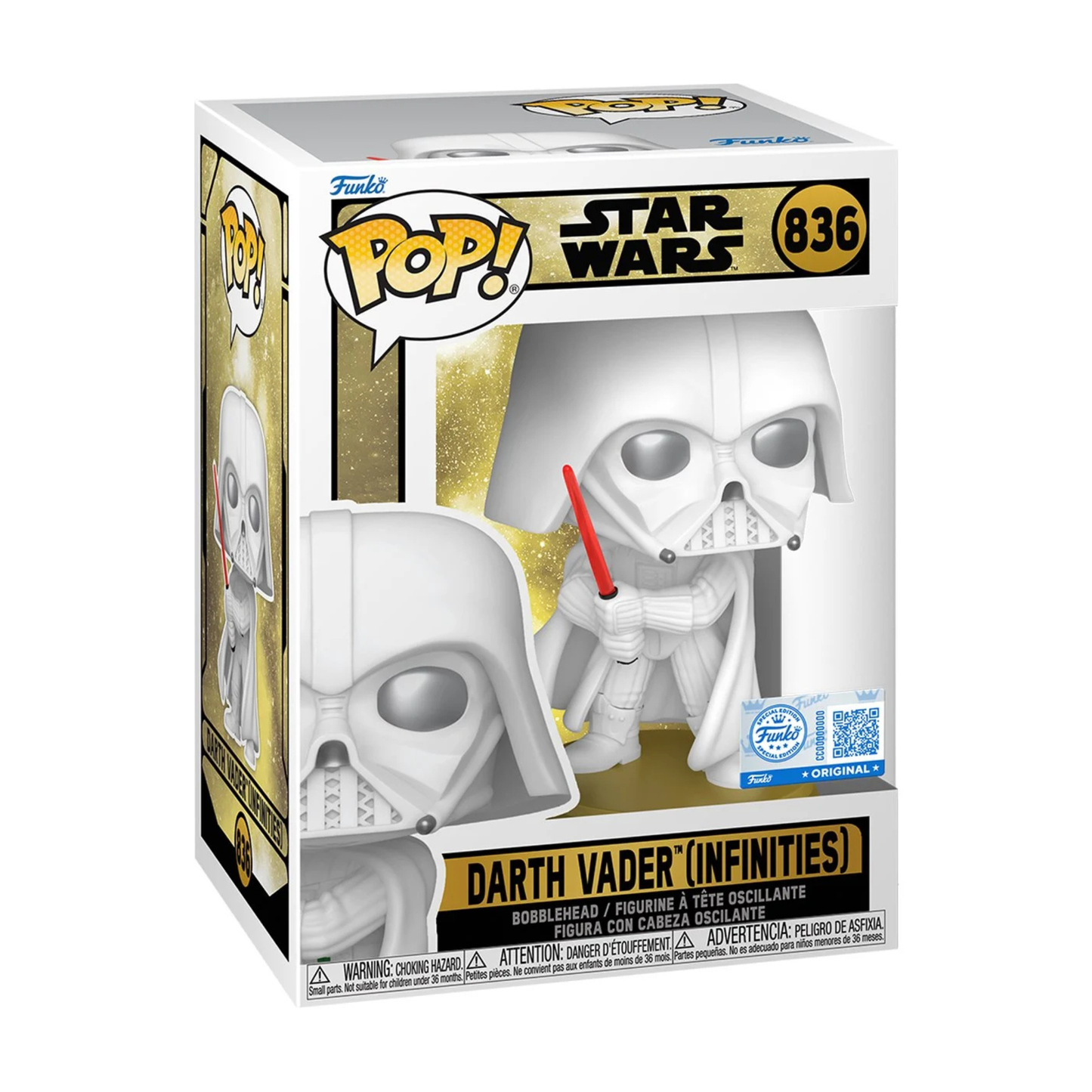Star Wars Legends Darth Vader Infinities Funko Pop! Exclusive Vinyl Figure #836