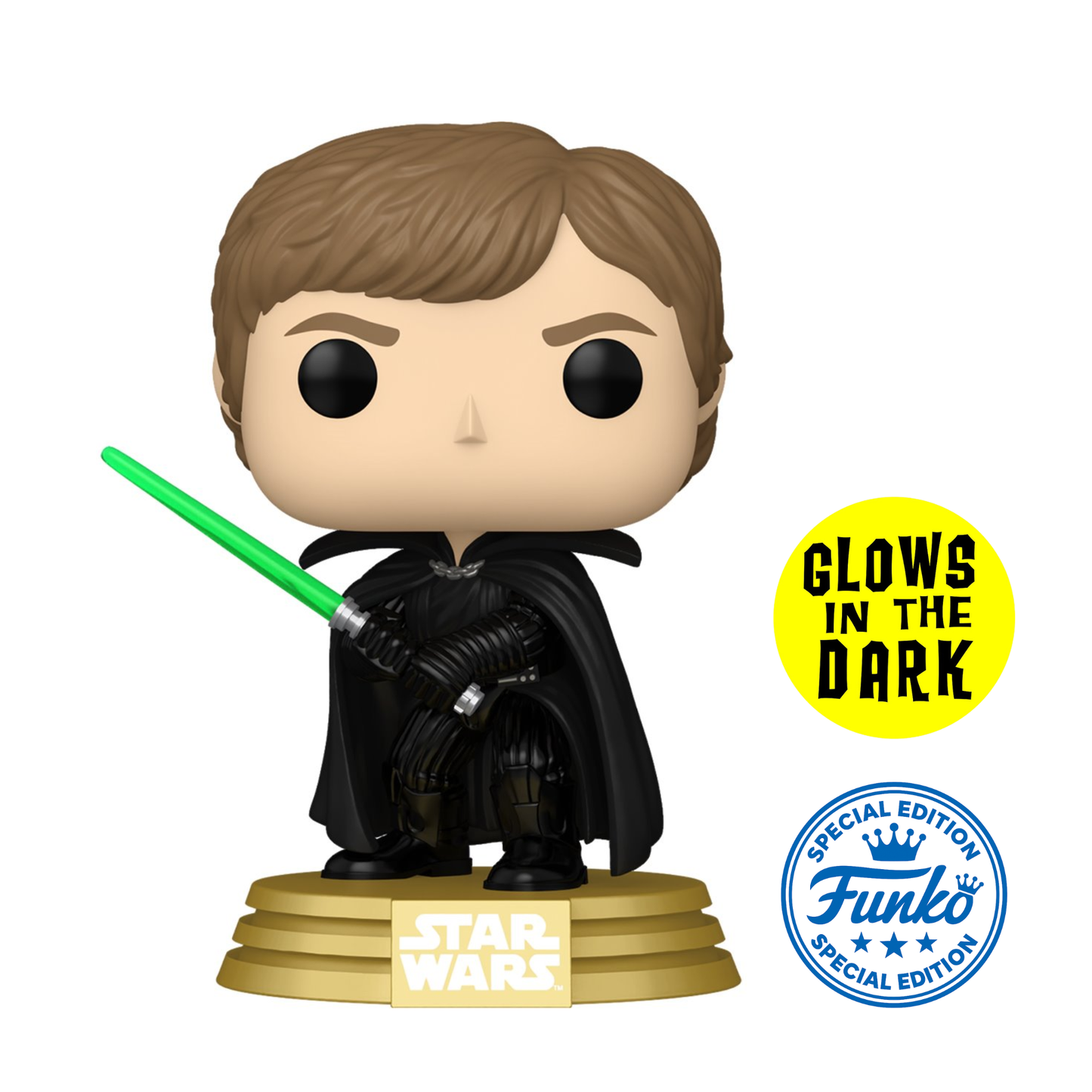Star Wars Legends Luke Skywalker Glow-in-the-Dark Funko Pop! Exclusive Vinyl Figure #846