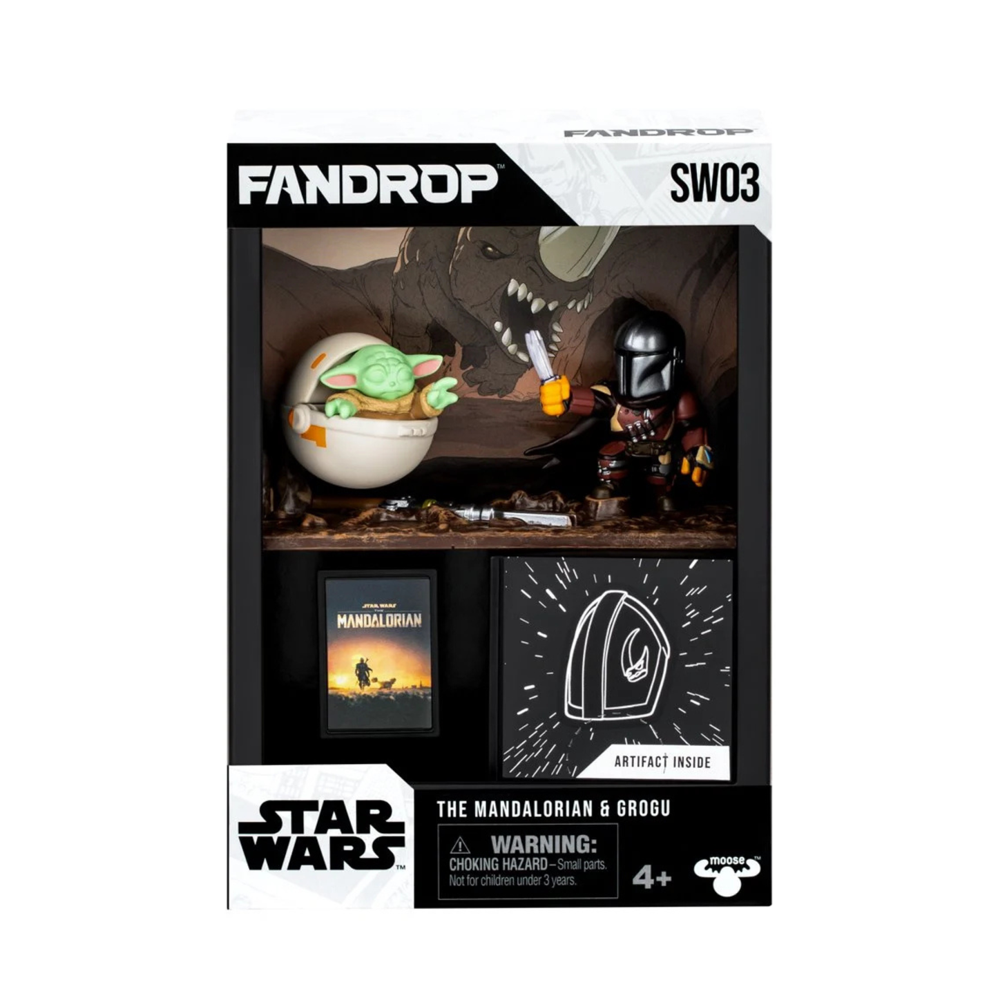 Star Wars Mandalorian and Grogu Fandrop Figure Diorama