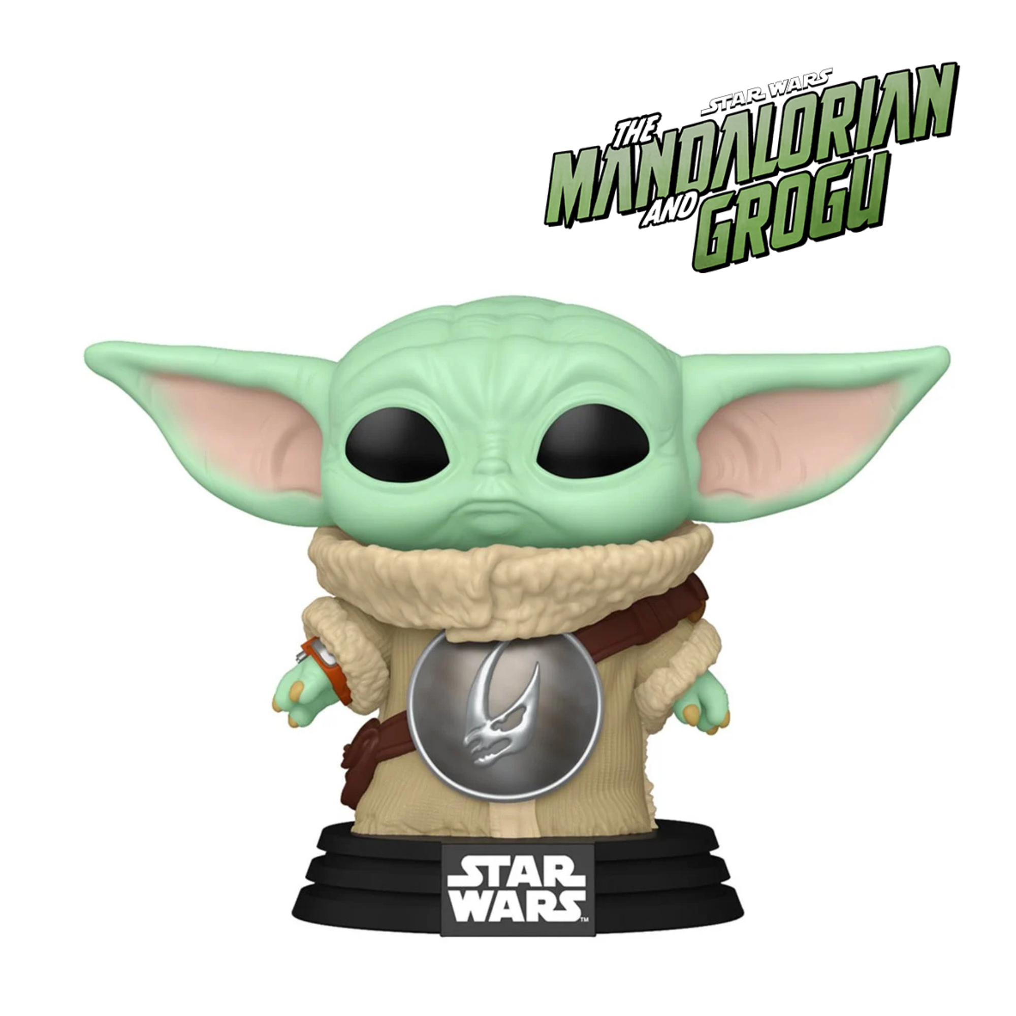 Star Wars The Mandalorian and Grogu Grogu with Crest Funko Pop! Vinyl ...