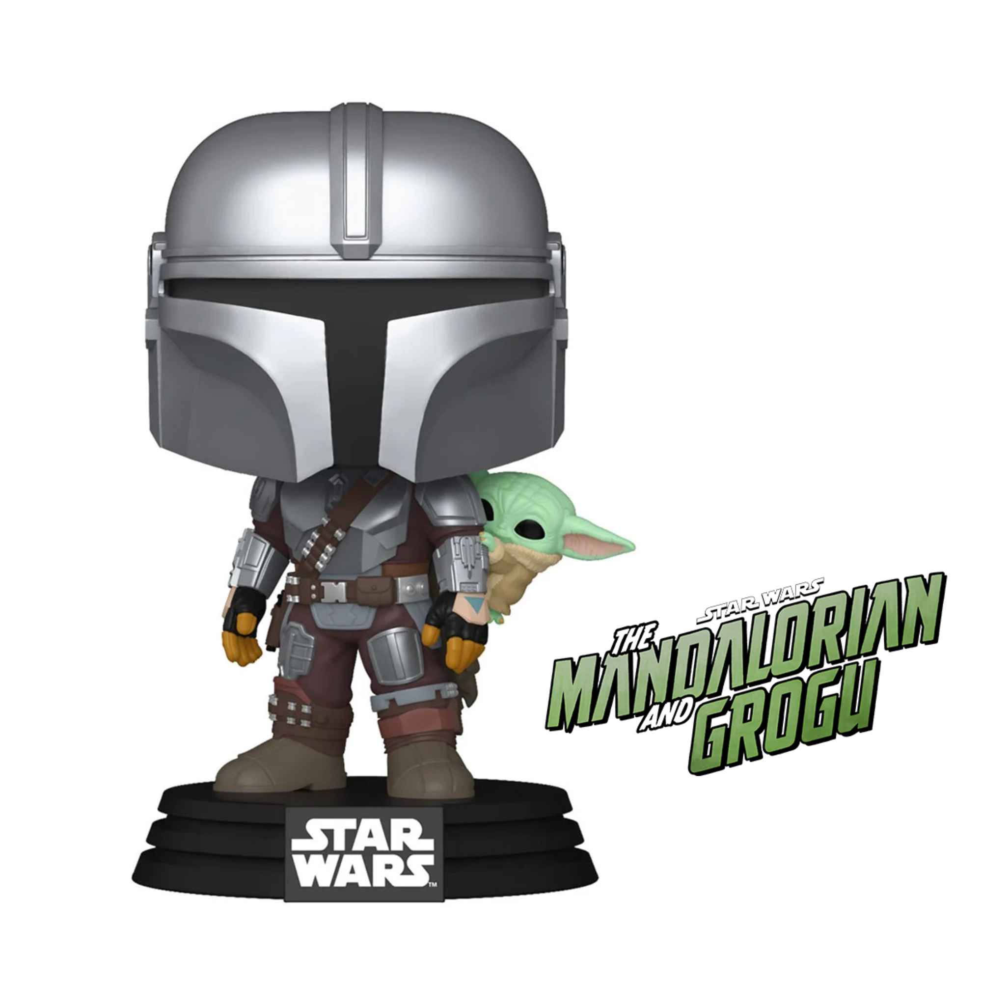 Star Wars The Mandalorian and Grogu Mandalorian with Grogu Funko Pop ...