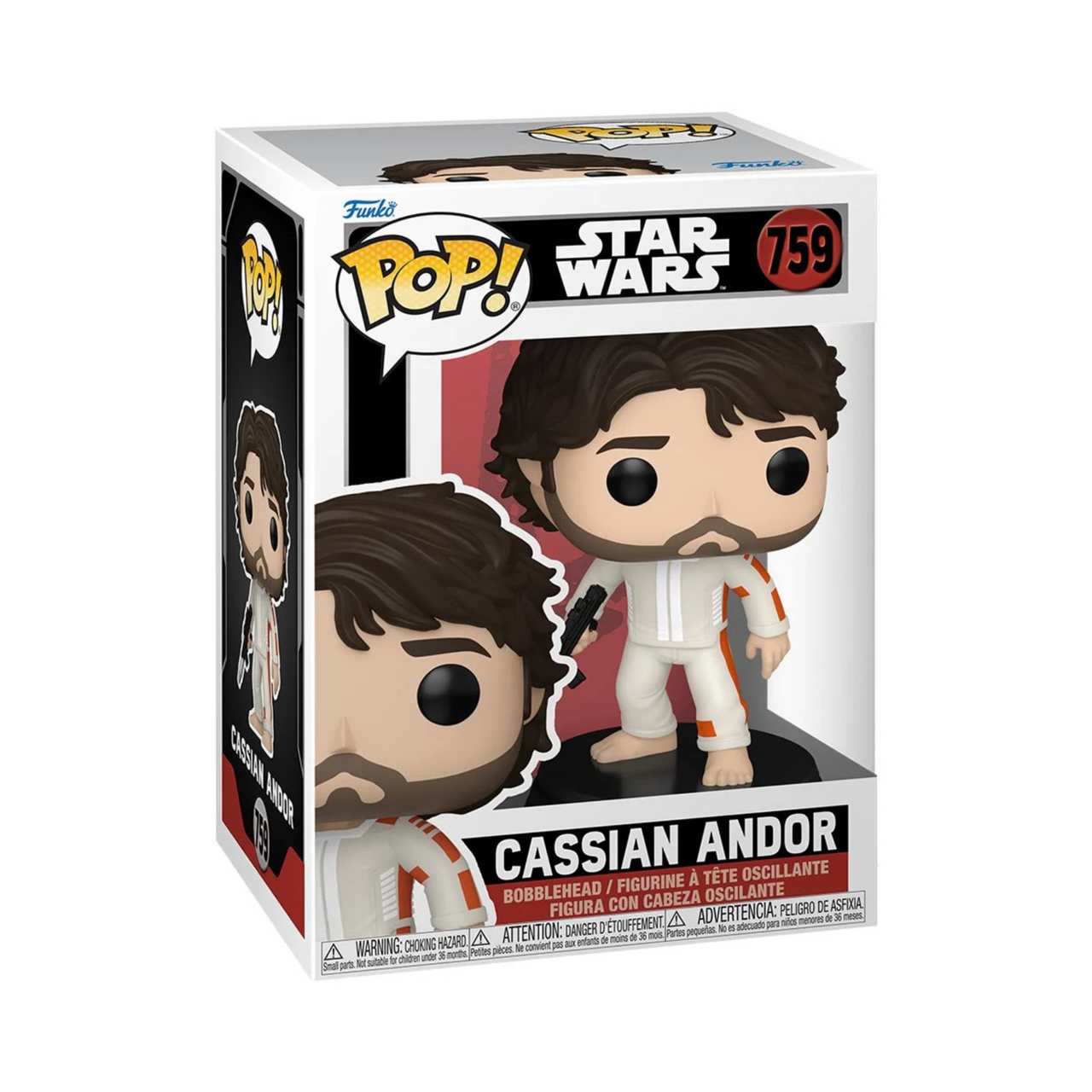 Star Wars Andor Cassian Andor Funko Pop! Vinyl Figure #759