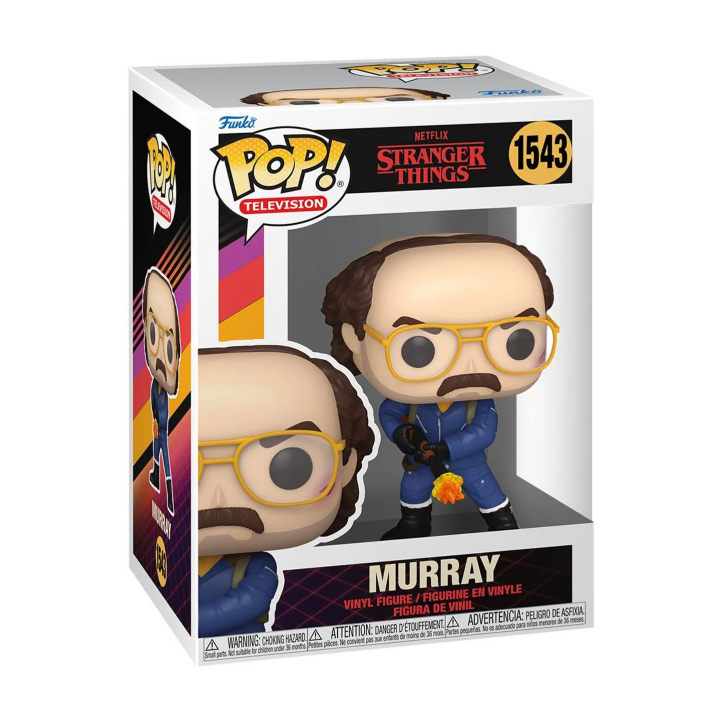 Stranger Things Season 4 Murray with Flamethrower Funko Pop! Vinyl Figure #1543