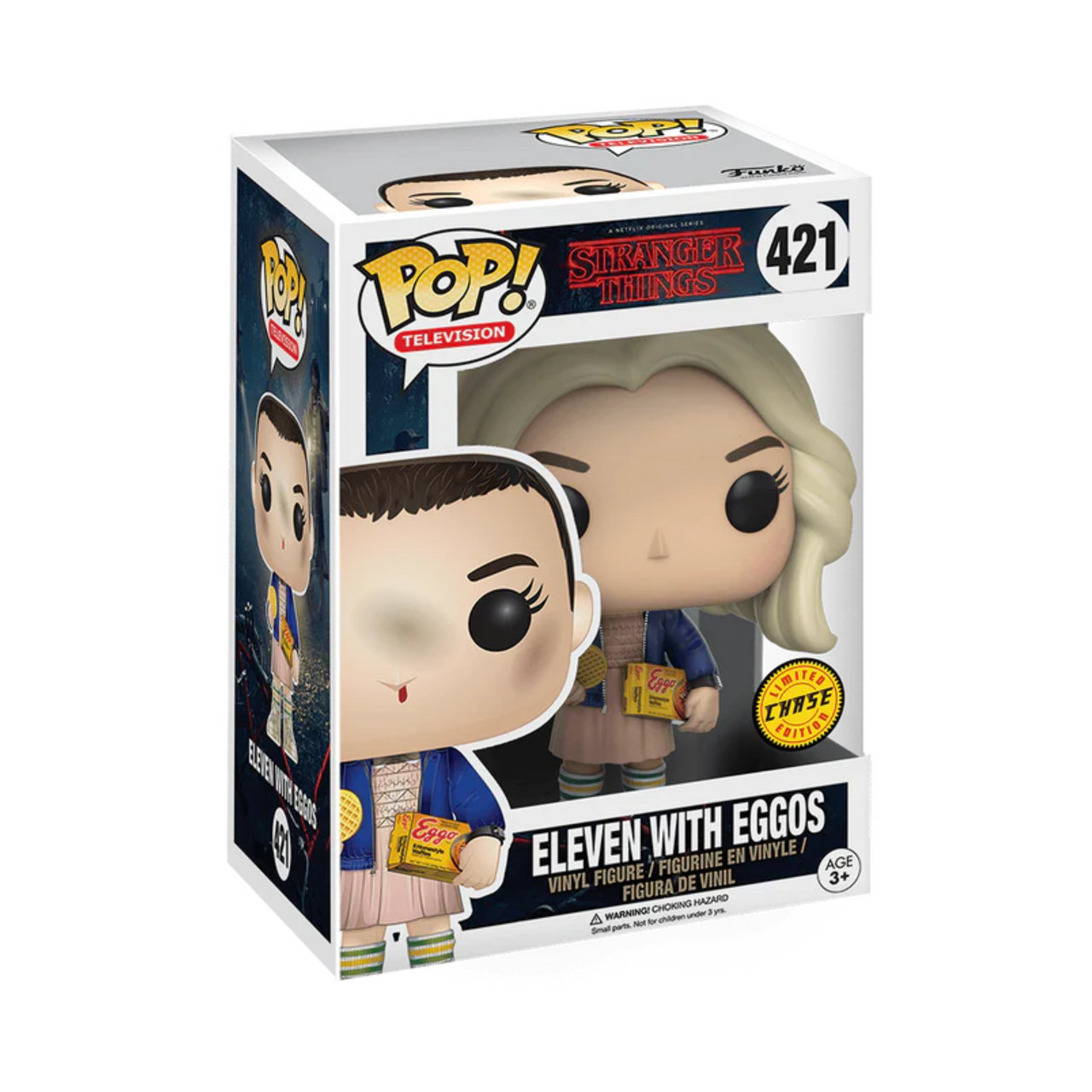 Stranger Things Eleven with Eggos CHASE Funko Pop! Vinyl Figure #421