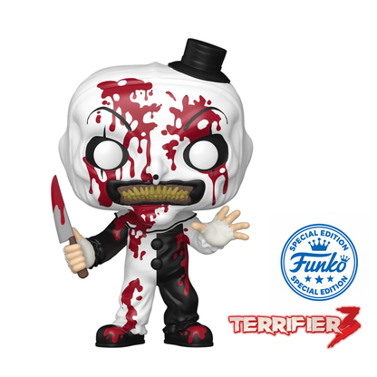 Terrifier 3 Art the Clown Bloody Funko Pop! Exclusive Vinyl Figure #1948
