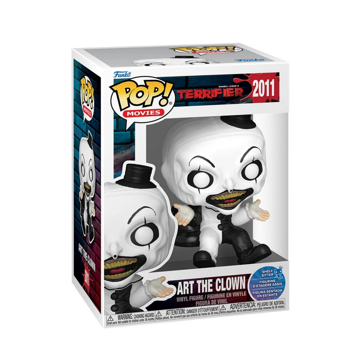 Terrifier Art the Clown Funko Pop! Vinyl Figure Shelf Sitter #2011