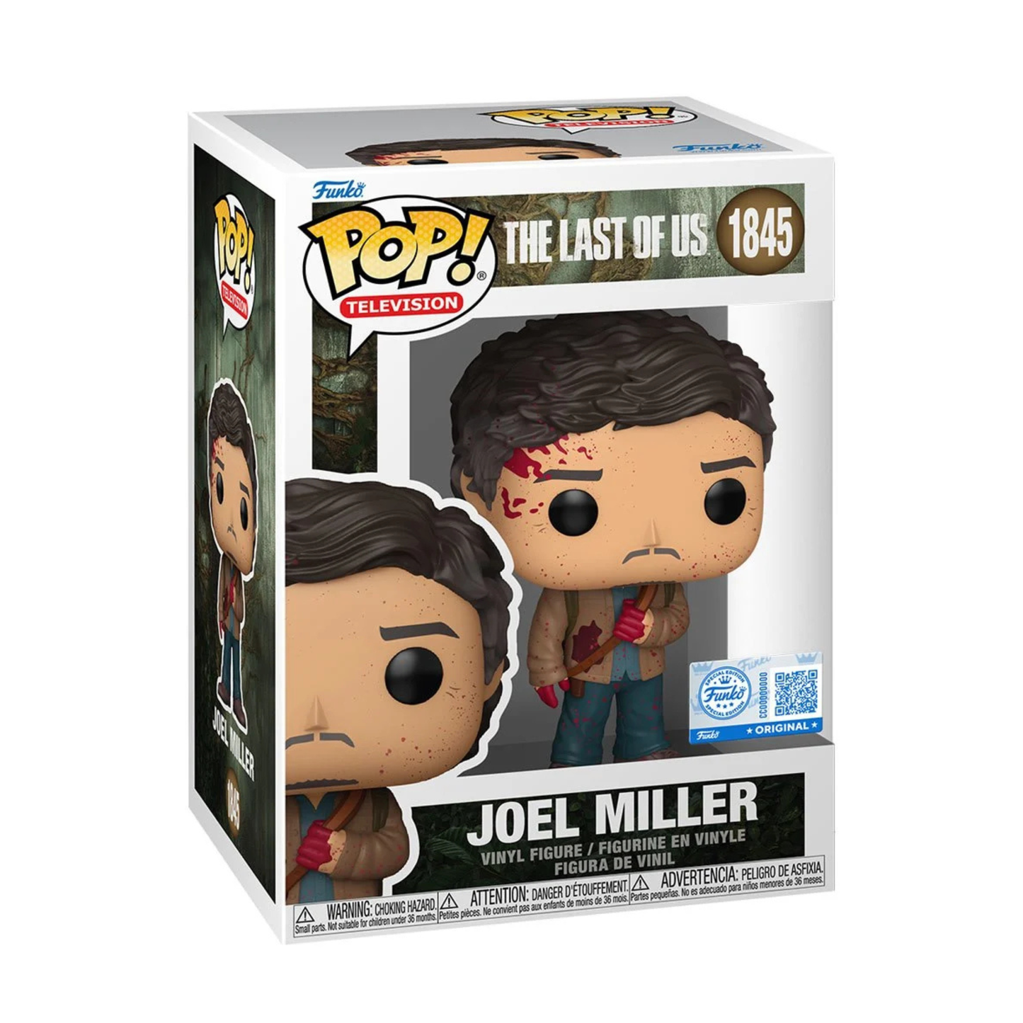 The Last of Us Joel Miller Bloody Funko Pop! Exclusive Vinyl Figure #1845
