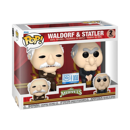 The Muppets Waldorf & Statler Funko Pop! Exclusive Vinyl Figure 2-Pack