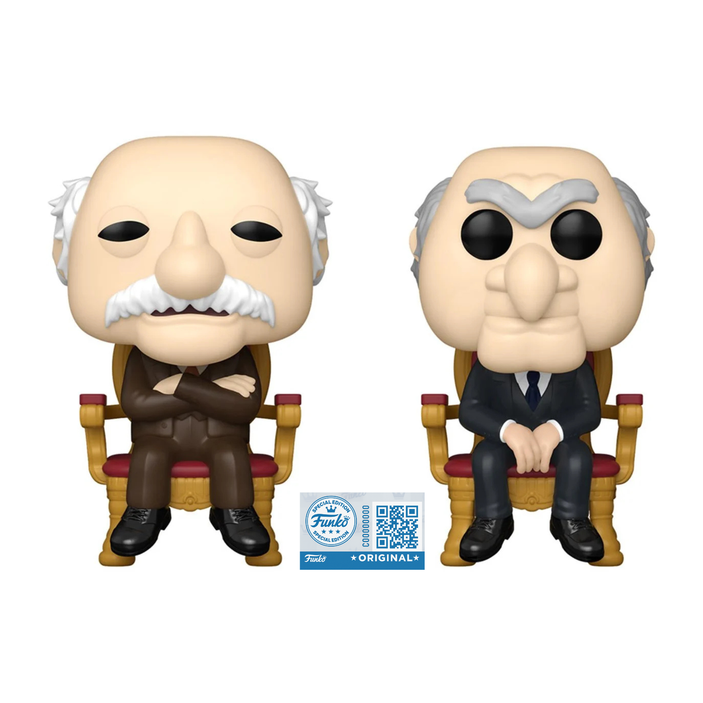 The Muppets Waldorf & Statler Funko Pop! Exclusive Vinyl Figure 2-Pack