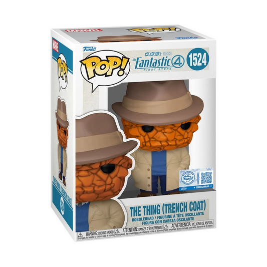 The Fantastic Four First Steps The Thing Trench Coat Funko Pop! Exclusive Vinyl Figure #1524