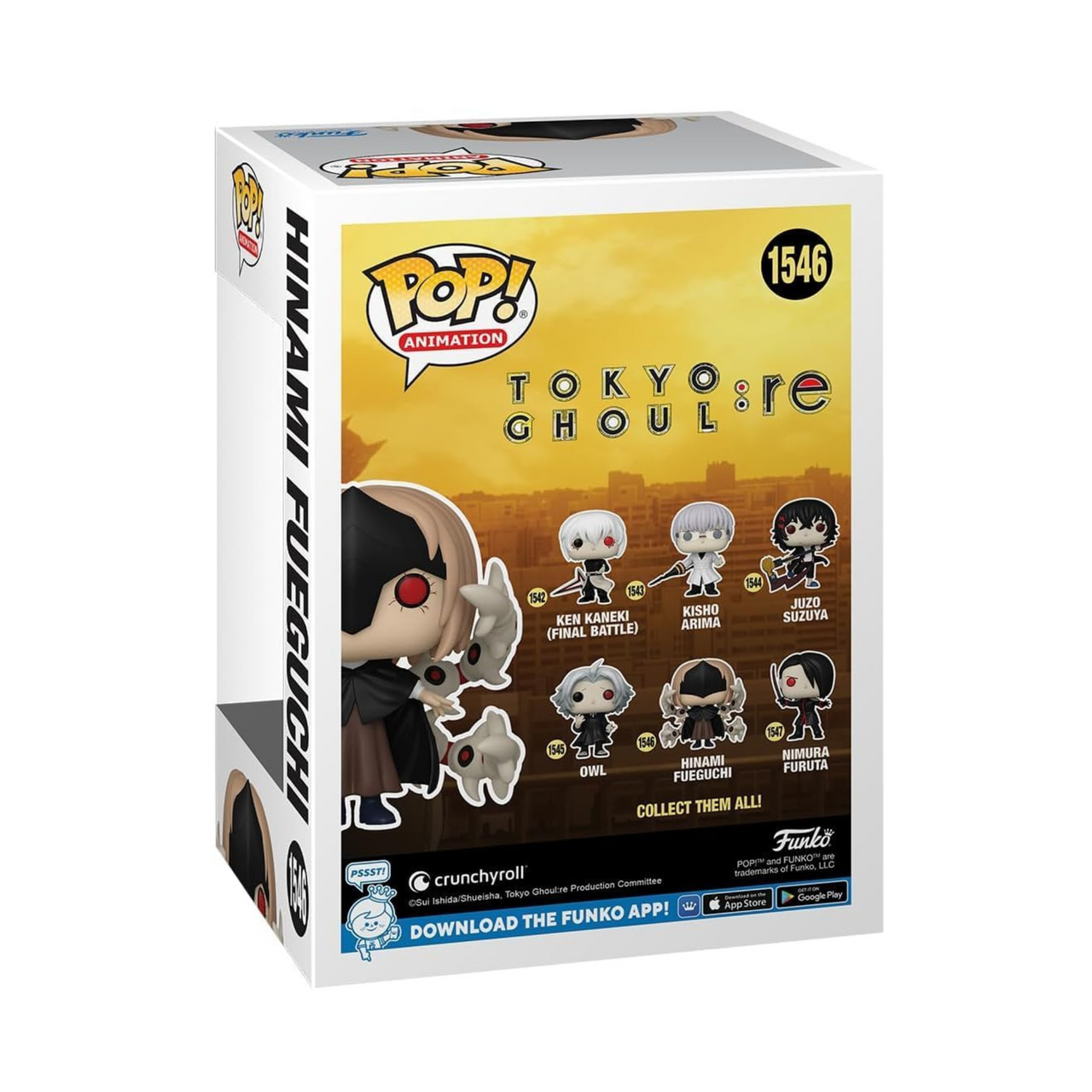 Tokyo Ghoul:re Hinami Fueguchi CHASE Funko Pop! Vinyl Figure #1546