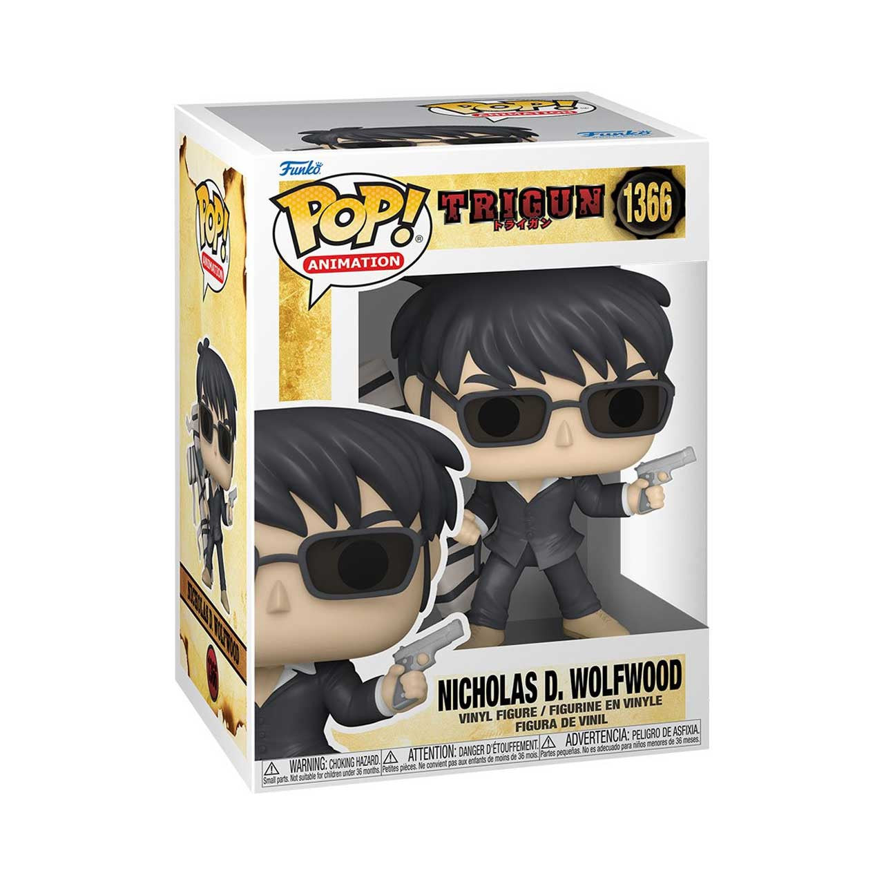 Trigun Nicholas D. Wolfwood Pop! Vinyl Figure #1366