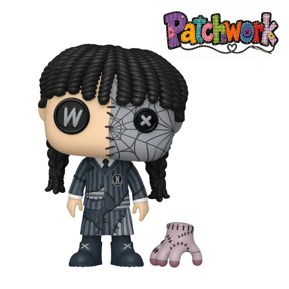 Wednesday Addams with Thing Patchwork Funko Pop! Vinyl Figure and Buddy #1942