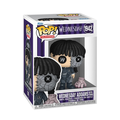 Wednesday Addams with Thing Patchwork Funko Pop! Vinyl Figure and Buddy #1942
