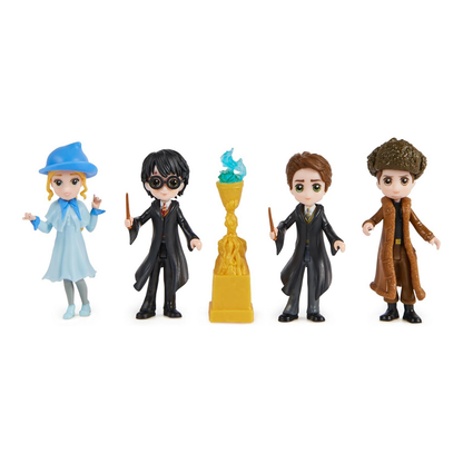 Wizarding World Harry Potter, Magical Minis Triwizard Champions Gift Set with 4 Figures and Goblet of Fire Accessory-