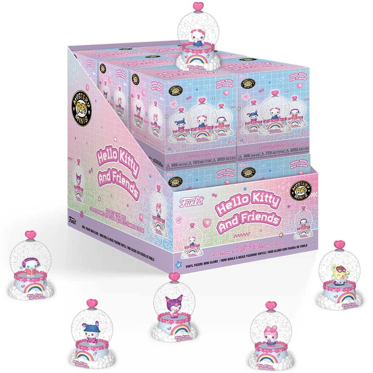 Hello Kitty and Friends Y2K Mystery Mini Glitter Globe Box
