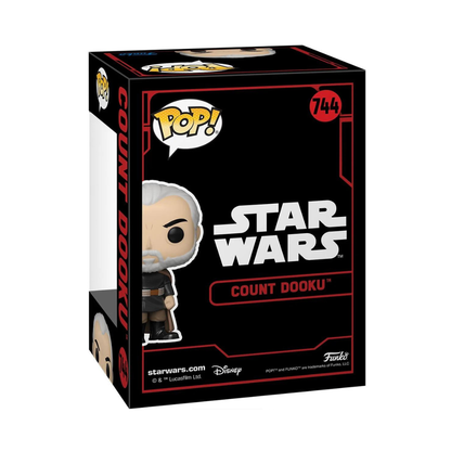 Star Wars Dark Side Count Dooku Pop! Vinyl Figure #744