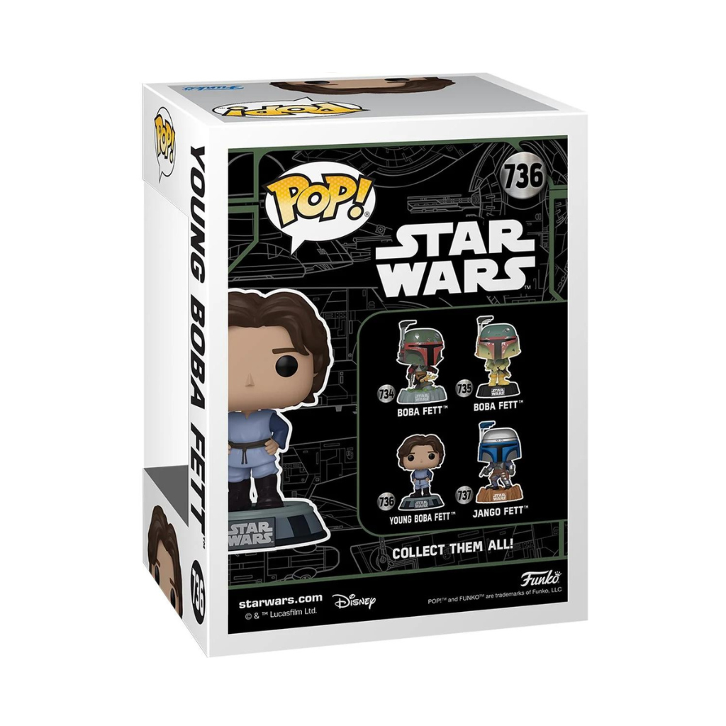 Star Wars Fett Legacy Young Boba Fett Pop! Vinyl Figure #736