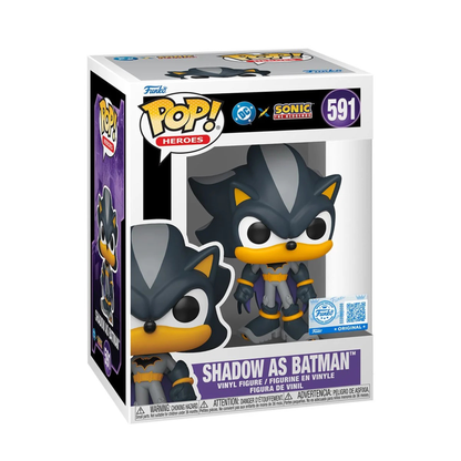 ustice League x Sonic the Hedgehog Shadow as Batman Funko Pop! Vinyl Figure #591